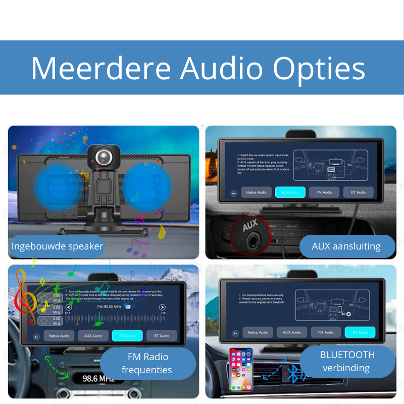 Apple Carplay / Android Auto Scherm - 10,26 Inch