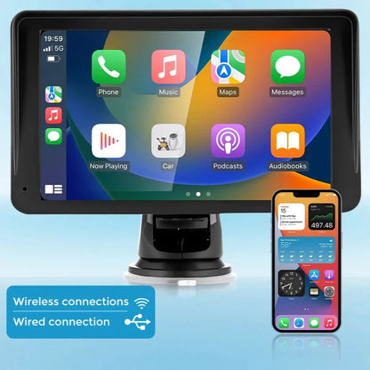 Carplay scherm 7 inch - 12v aansluiting